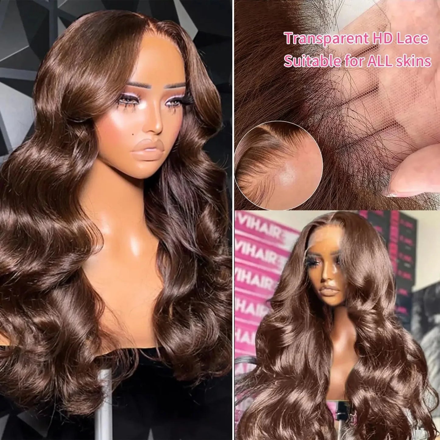 Brown Sugar Bombshell -Premium Body Wave Wig