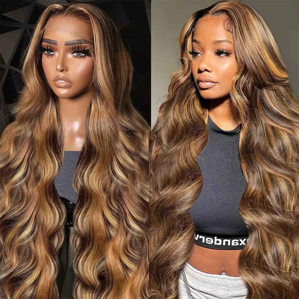 Honey Lux Highlight Body Wave Wig | Premium Caramel & Honey Blend