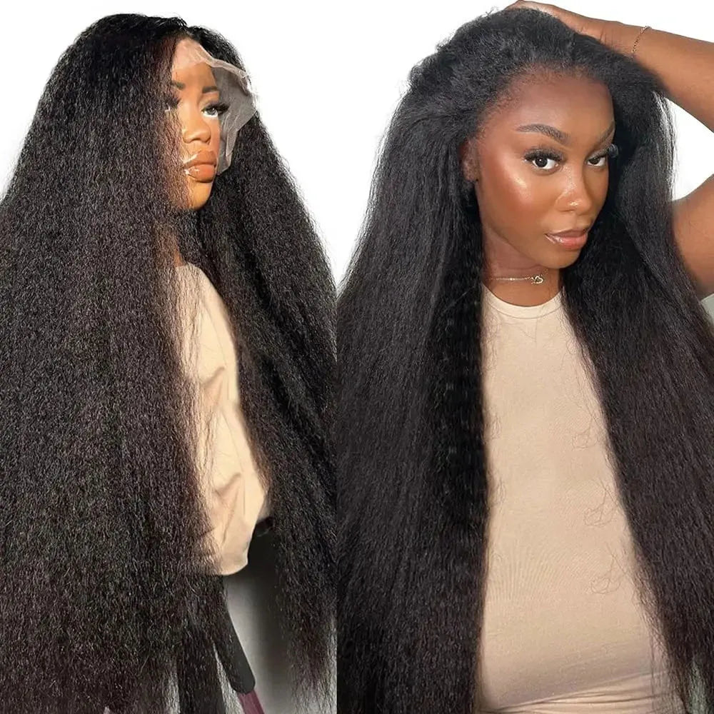 The Blowout Queen - 360 HD kinky Straight Human Hair Wig