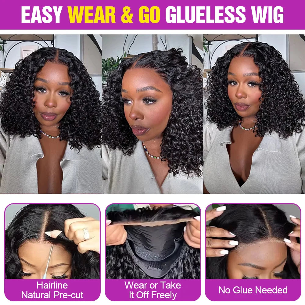 Onyx Gluesless Bob - 100% Brazilian Deep Wave