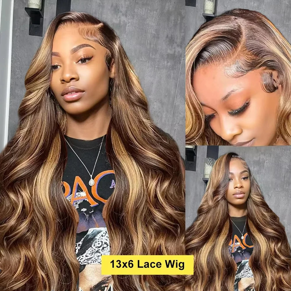 Honey Lux Highlight Body Wave Wig | Premium Caramel & Honey Blend